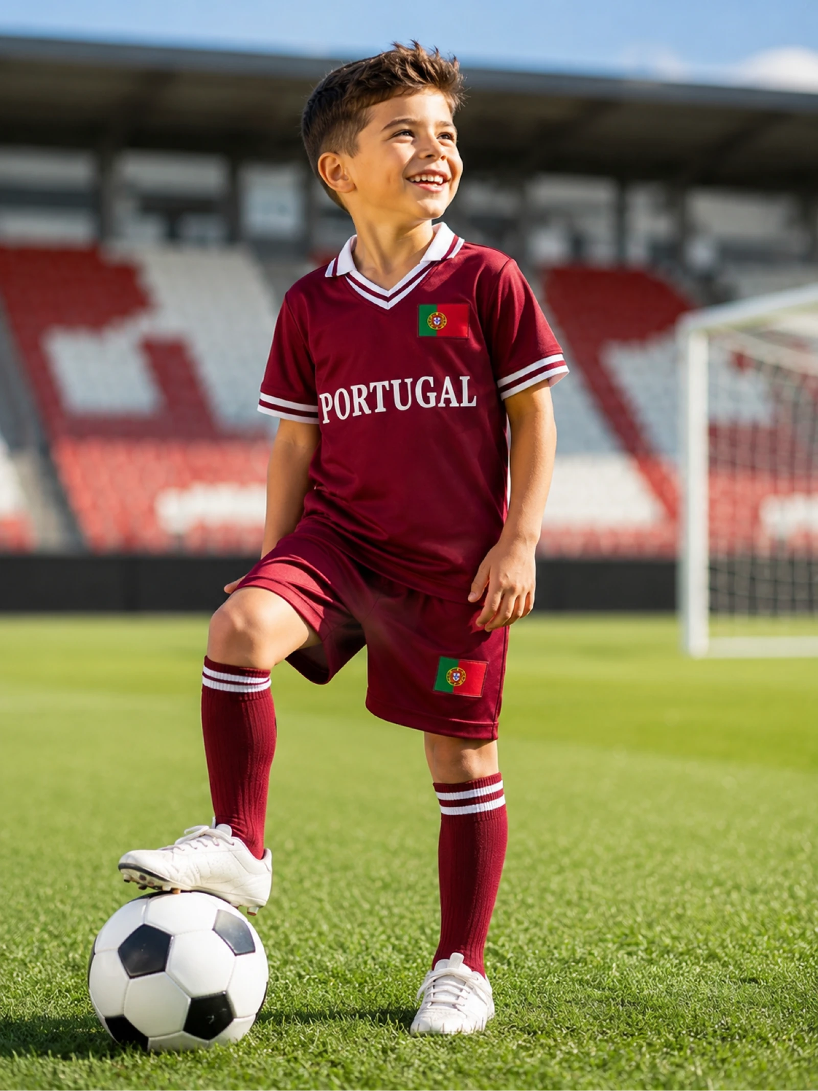 Conjunto de futebol 🇵🇹 infantil 8 anos ~ camisa+ calção – photo 2